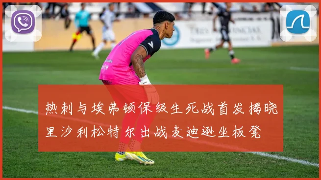 热刺与埃弗顿保级生死战首发揭晓里沙利松特尔出战麦迪逊坐板凳